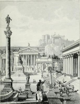 Veduta di Roma antica