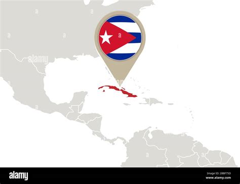 Mappa di Cuba con evidenziata la zona di Daiquiri