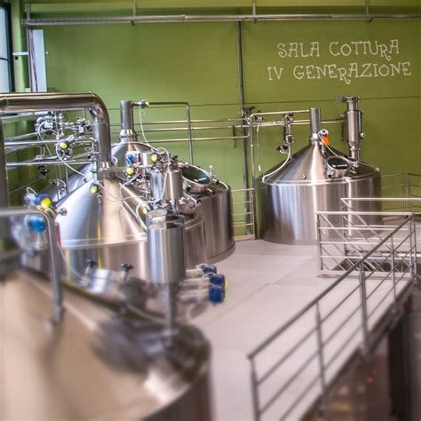 Impianto di produzione moderno del Birrificio del Ducato