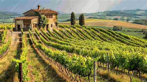 Vineyards landscape in Tuscany