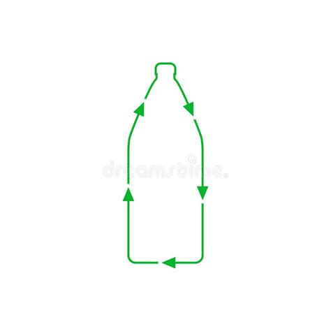 simbolo di riciclo su bottiglia