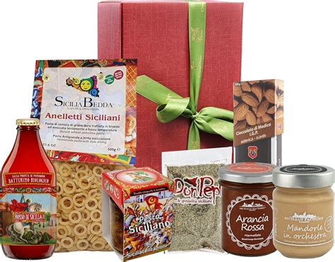 Selezione di prodotti tipici siciliani