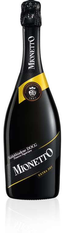 Diverse bottiglie delle collezioni Mionetto