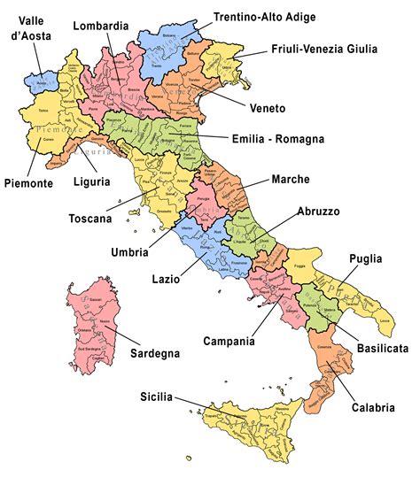 Mappa dell'Italia con evidenziate le regioni di origine delle principali aziende vinicole citate: Toscana, Veneto, Lombardia, Friuli-Venezia Giulia, Marche.