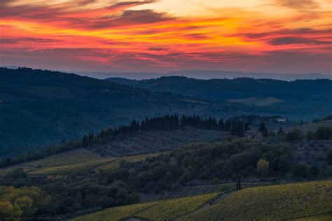 Colline Piacentine al tramonto