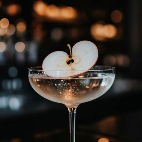 An artistically presented cocktail