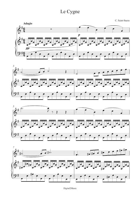 Partitura musicale di una melodia classica