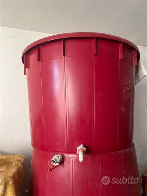 Mastello in HDPE per enologia con simbolo di contatto alimentare