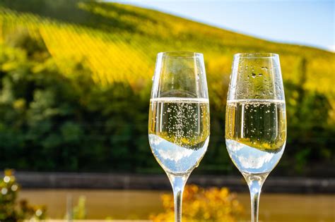 Bicchiere di Prosecco con bollicine