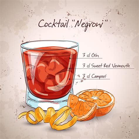 Ingredienti per un cocktail Negroni