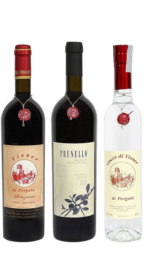 Calice di Visner di Pergola con frutta secca