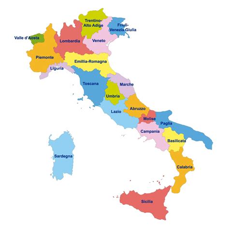 Mappa delle proprietà Tommasi in Italia