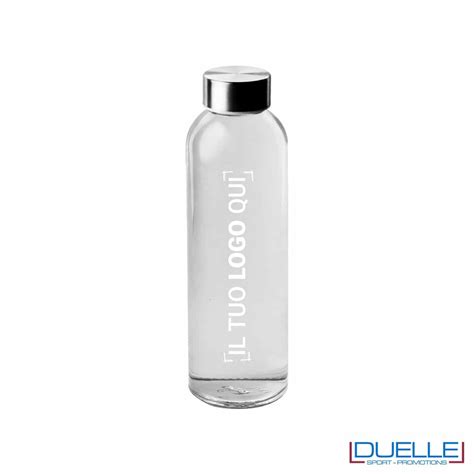 Bottiglie di vetro personalizzate con logo