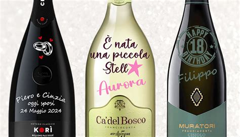 Galleria di bottiglie di vino personalizzate