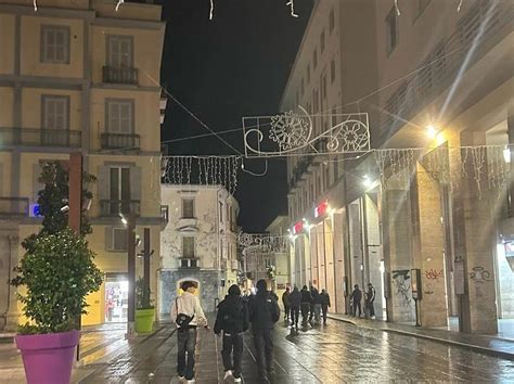 Installazione luminosa nel centro storico