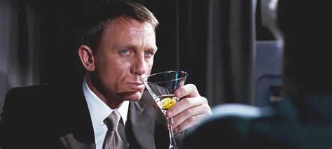 James Bond drinking an Americano cocktail in Italy