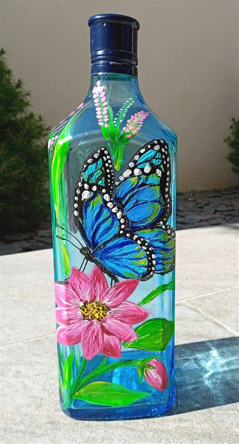 Bottiglia di Chakra Essenza con etichetta dipinta a mano