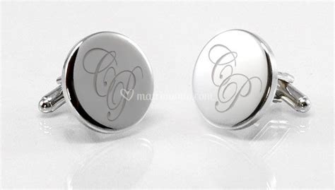 Gemelli da camicia personalizzati con design astratto