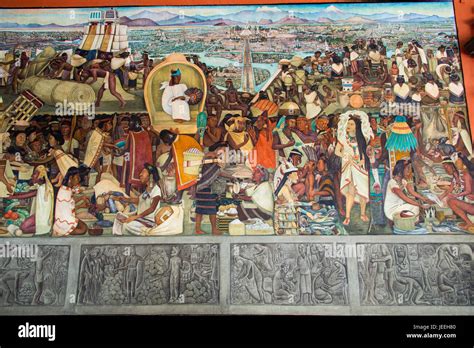 Murales di Diego Rivera nel Palazzo Nazionale