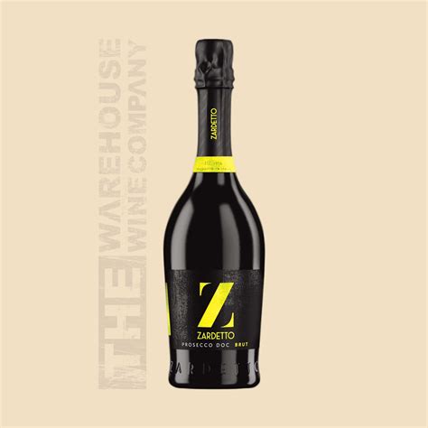 Bottiglia di Zardetto Prosecco DOC Rosé con packaging innovativo