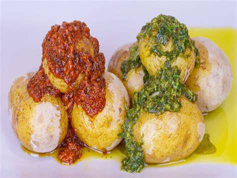 Papas arrugadas con mojo picón
