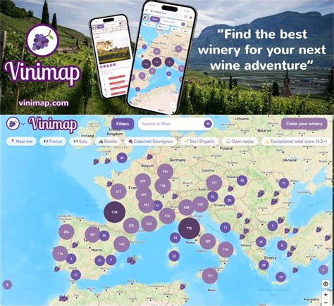 mappa interattiva di cantine italiane