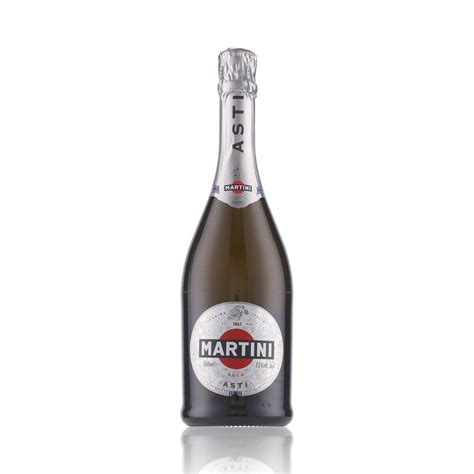 Bottiglia di Martini Asti Dolce Docg con bicchieri