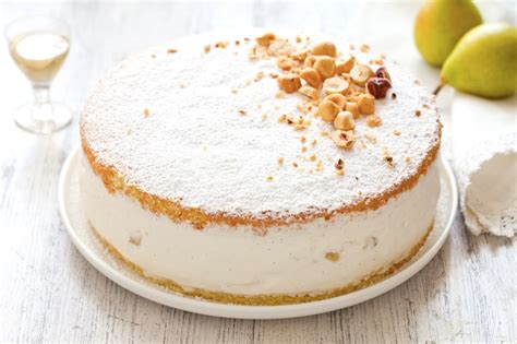 Decorazione Torta Ricotta e Pere