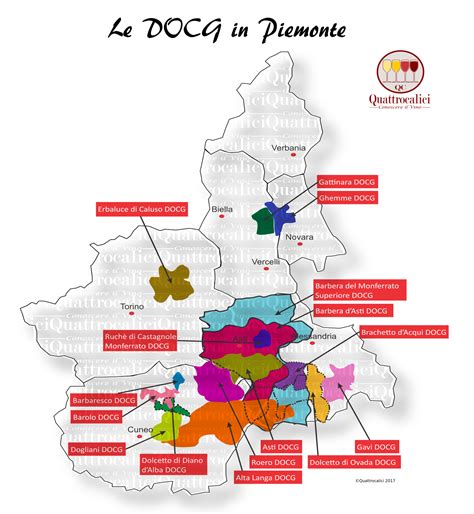 Mappa delle sottozone del Dogliani DOCG