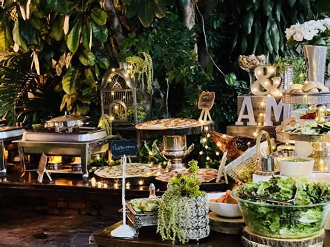 Buffet di catering elegante