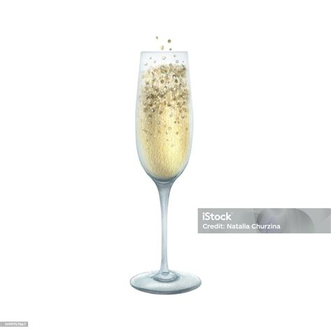 Coppa di vino spumante bianco scintillante con bollicine