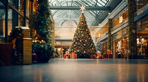 Interno dell'Atrium Bar del Four Seasons con allestimenti natalizi